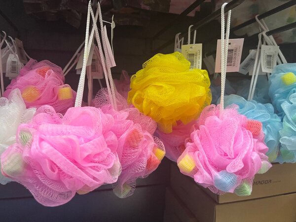 Éponges de Bain Colorées