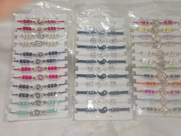 Bracelets en Perles Colorées