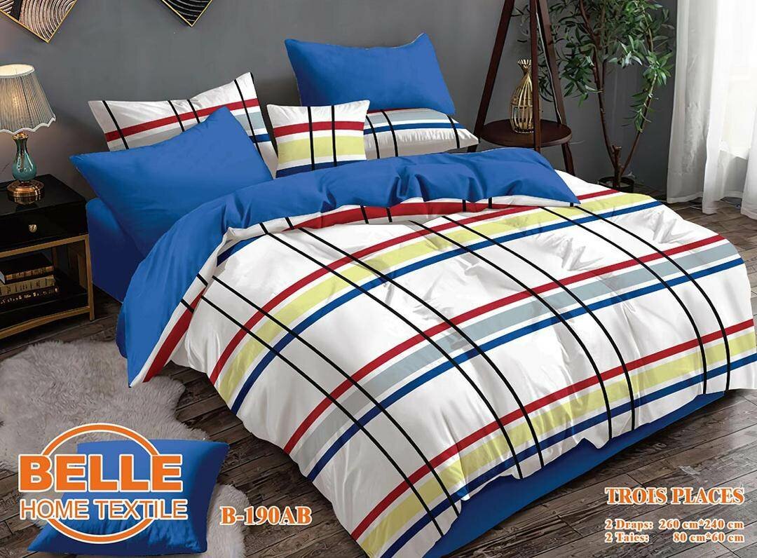 2 draps 2 taies d'oreillers