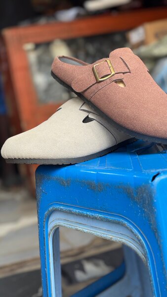 Sabots en daim confortables