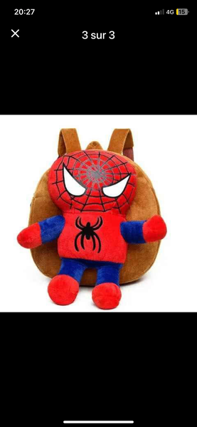 Sac à dos peluche super-héros