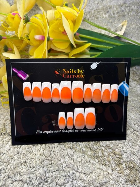 Faux ongles design dégradé