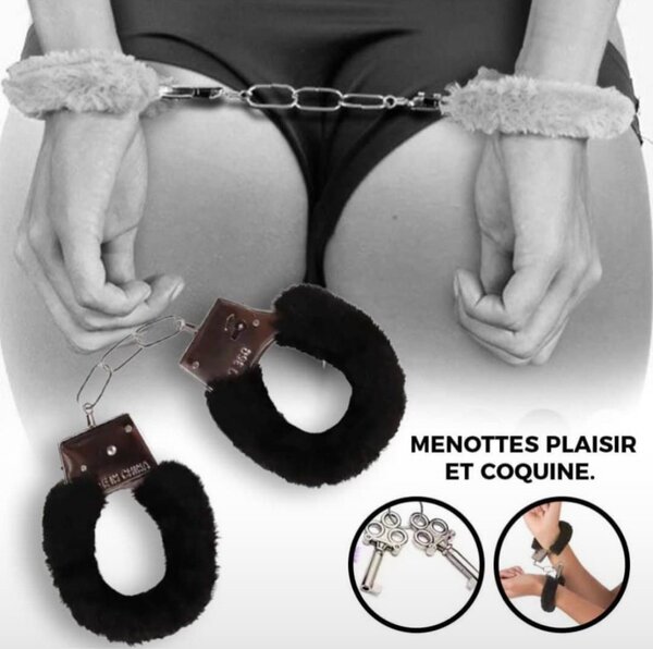 Menottes en peluche douce