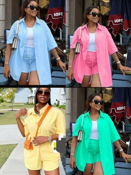 Ensemble décontracté en coton