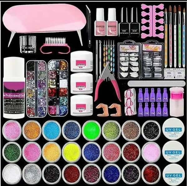 Acrylic nails learning set