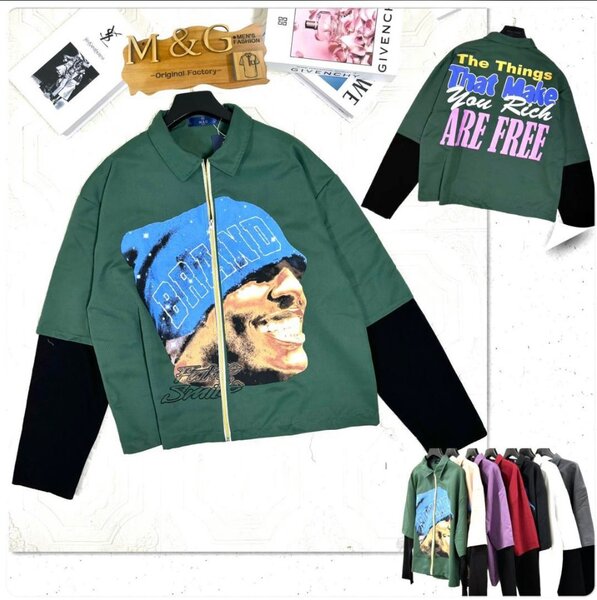 Veste décontractée imprimée