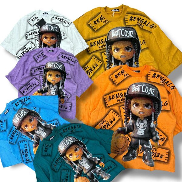 T-Shirt Graphique Colorée Unisexe