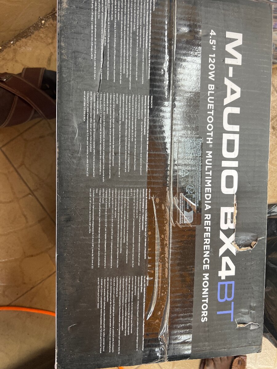 Enceintes M-Audio BX4 Bluetooth