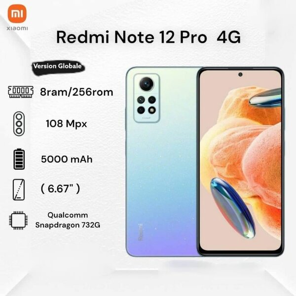 Xiaomi Redmi Note 12 Pro - 256Go - 8Go Ram