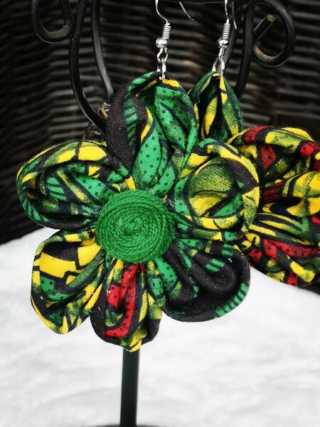 Rosly fabric earrings