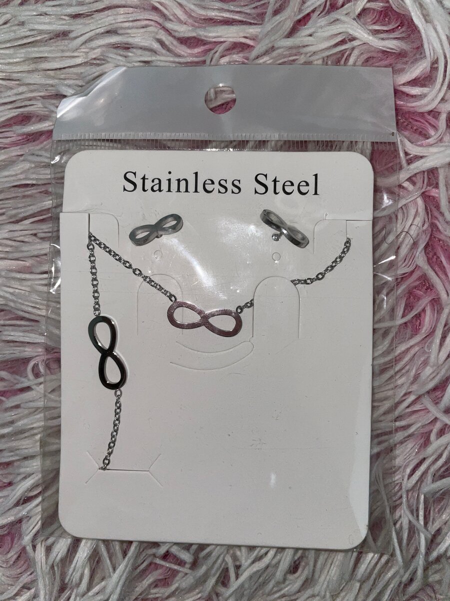 Ensemble Bijoux Acier Inoxydable