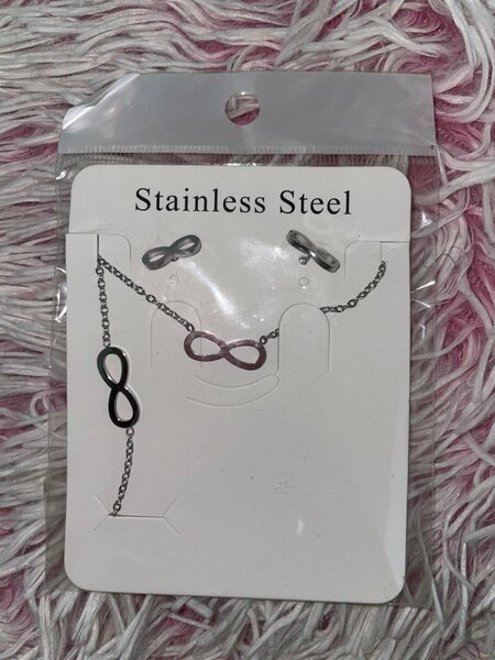 Ensemble Bijoux Acier Inoxydable