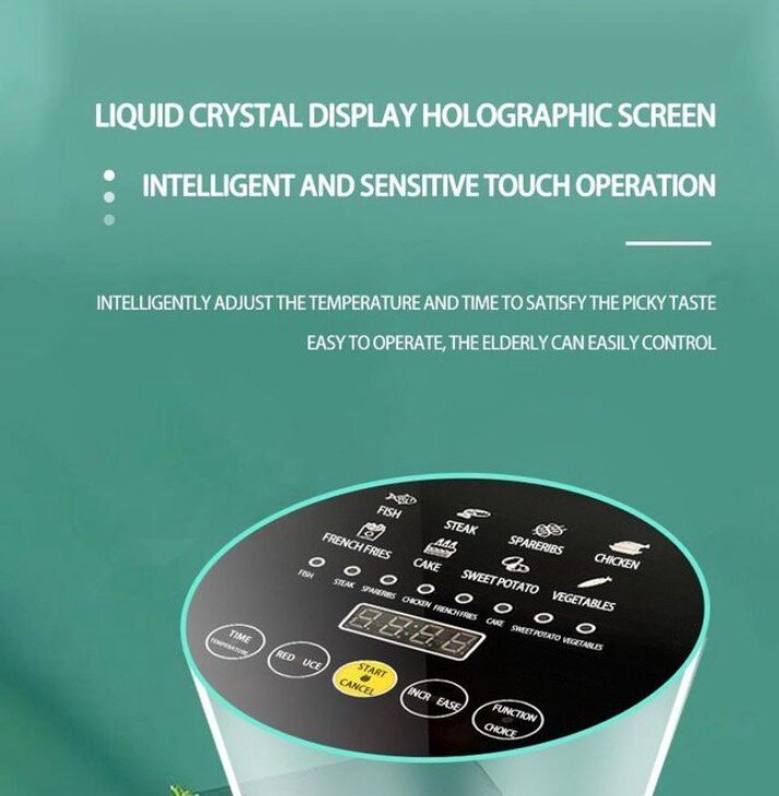 Friteuse à air 8L moderne