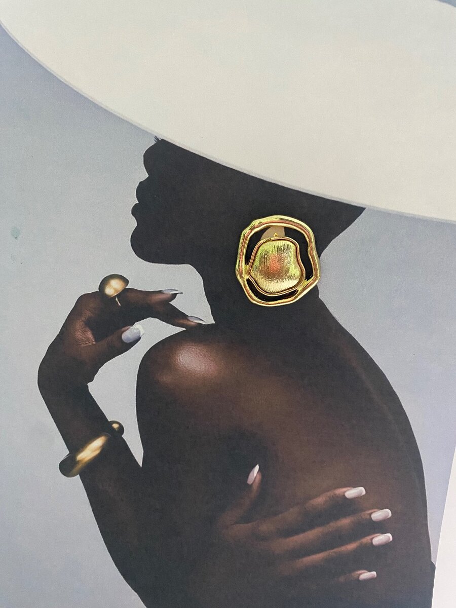 Boucle d'oreilles en acier