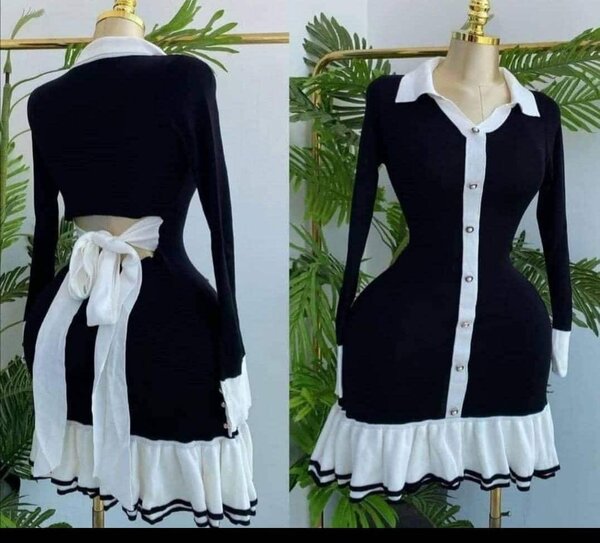 Robe noire élégante pour femmes