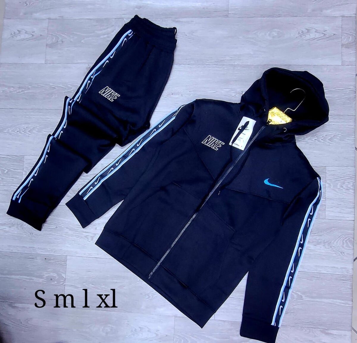 Jogging bleu slim pour hommes