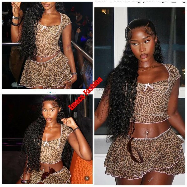 Ensemble Léopard Sexy Femme