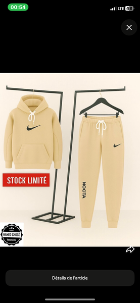 Ensemble de survêtement beige