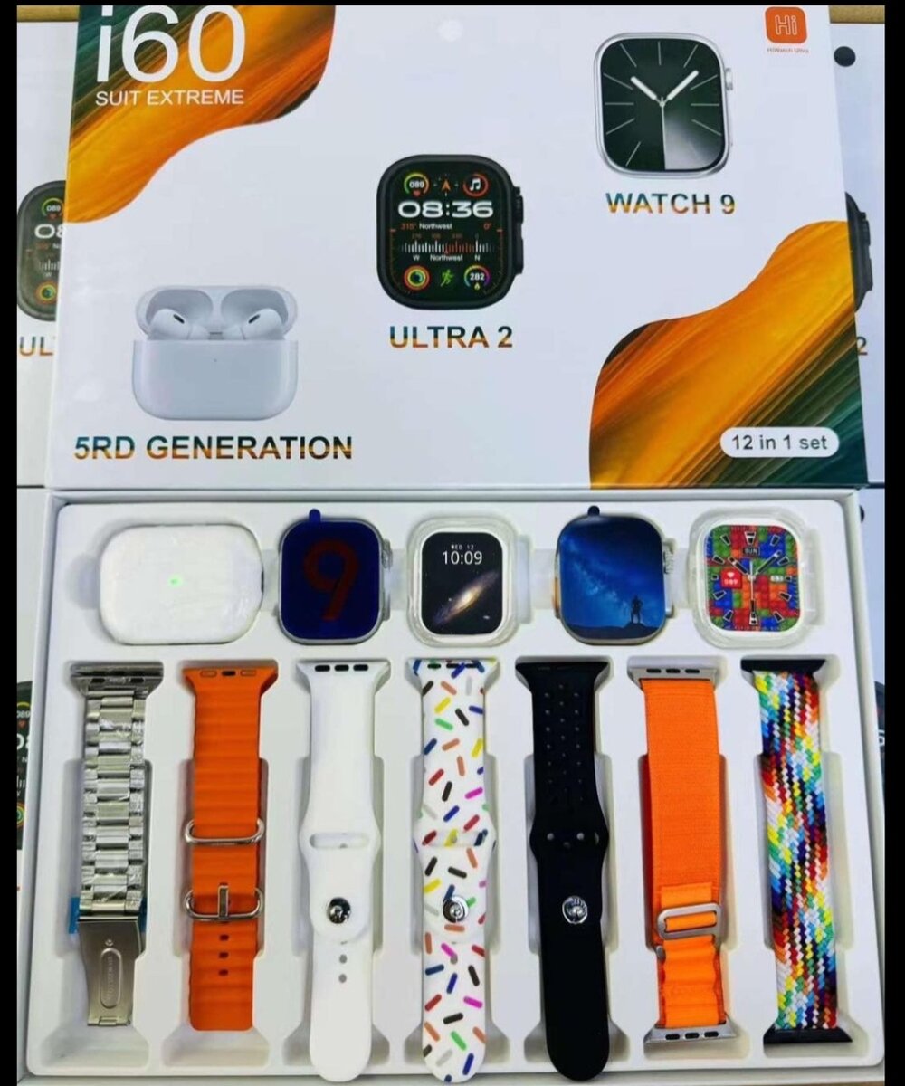 12in1 i60 Suit Extreme Smart Watch
