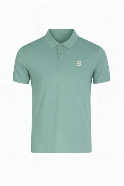 Polo Vert Classique Homme