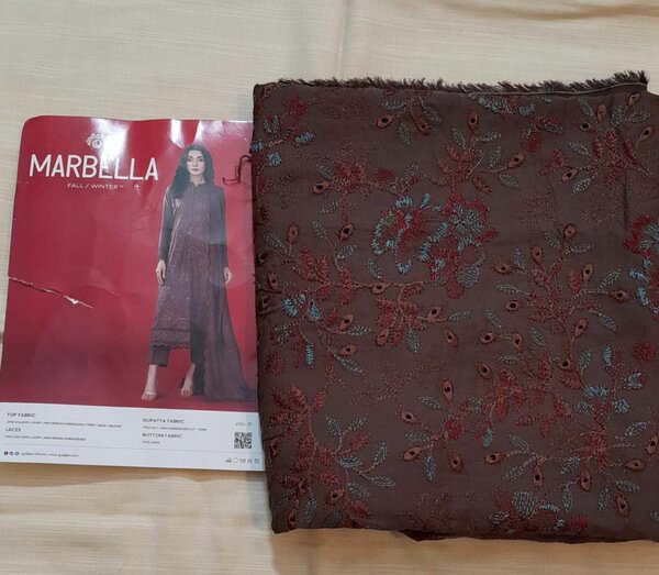 Guljee fully embroidered dress