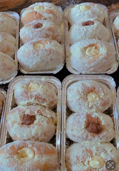 Delicious Cream-Filled Donuts