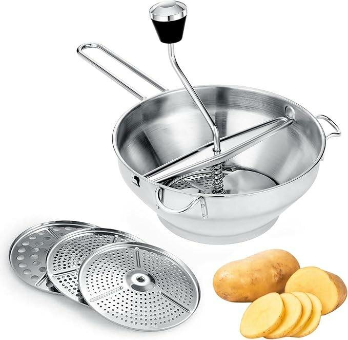 Presse-purée Acier Inox