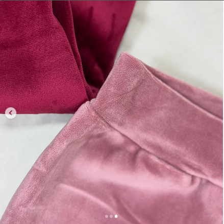 Велюровые лосины с начесом