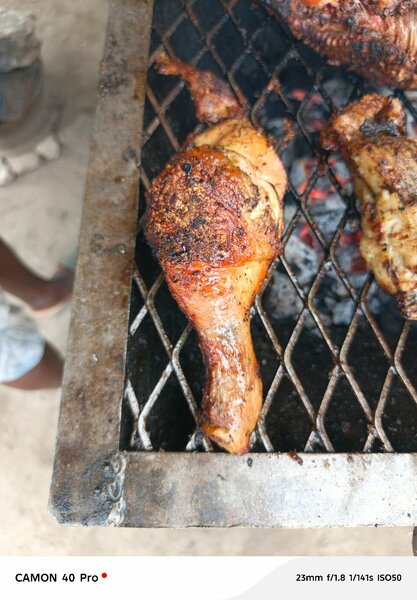 Poulet grillé savoureux