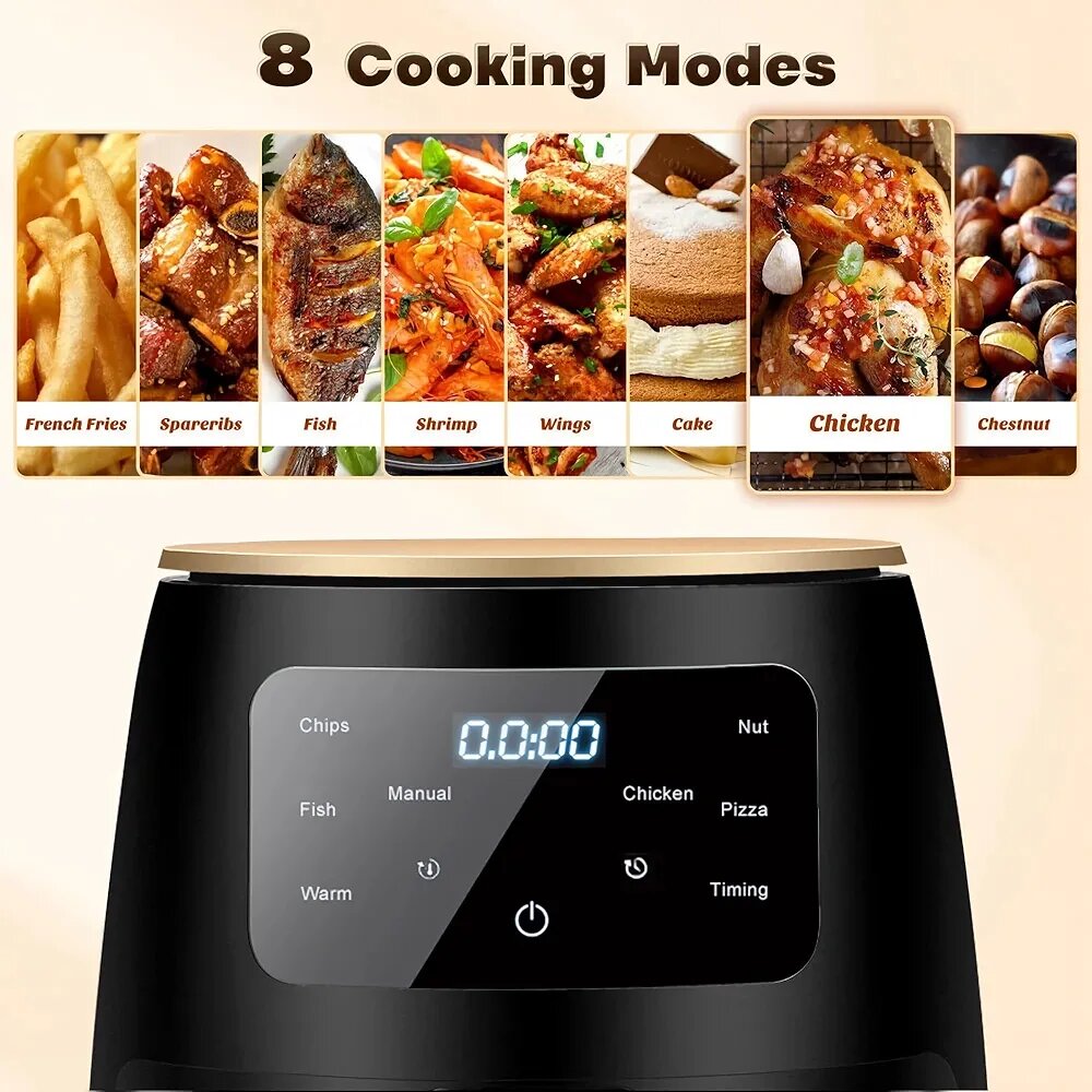 Friteuse à Air 6L Puissante