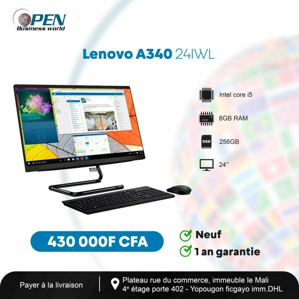 All in one bureau Lenovo Core i5