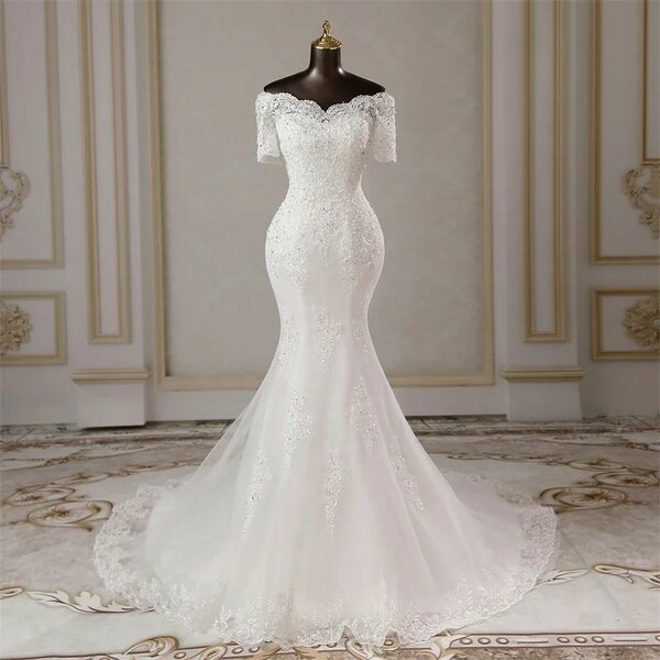 Plus size wedding dress