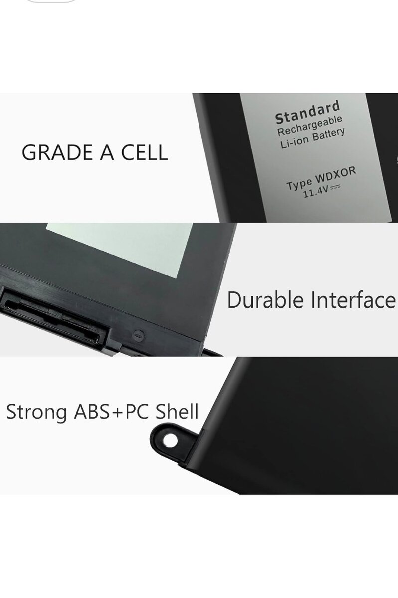WDX0R Laptop Battery for Dell Laptop