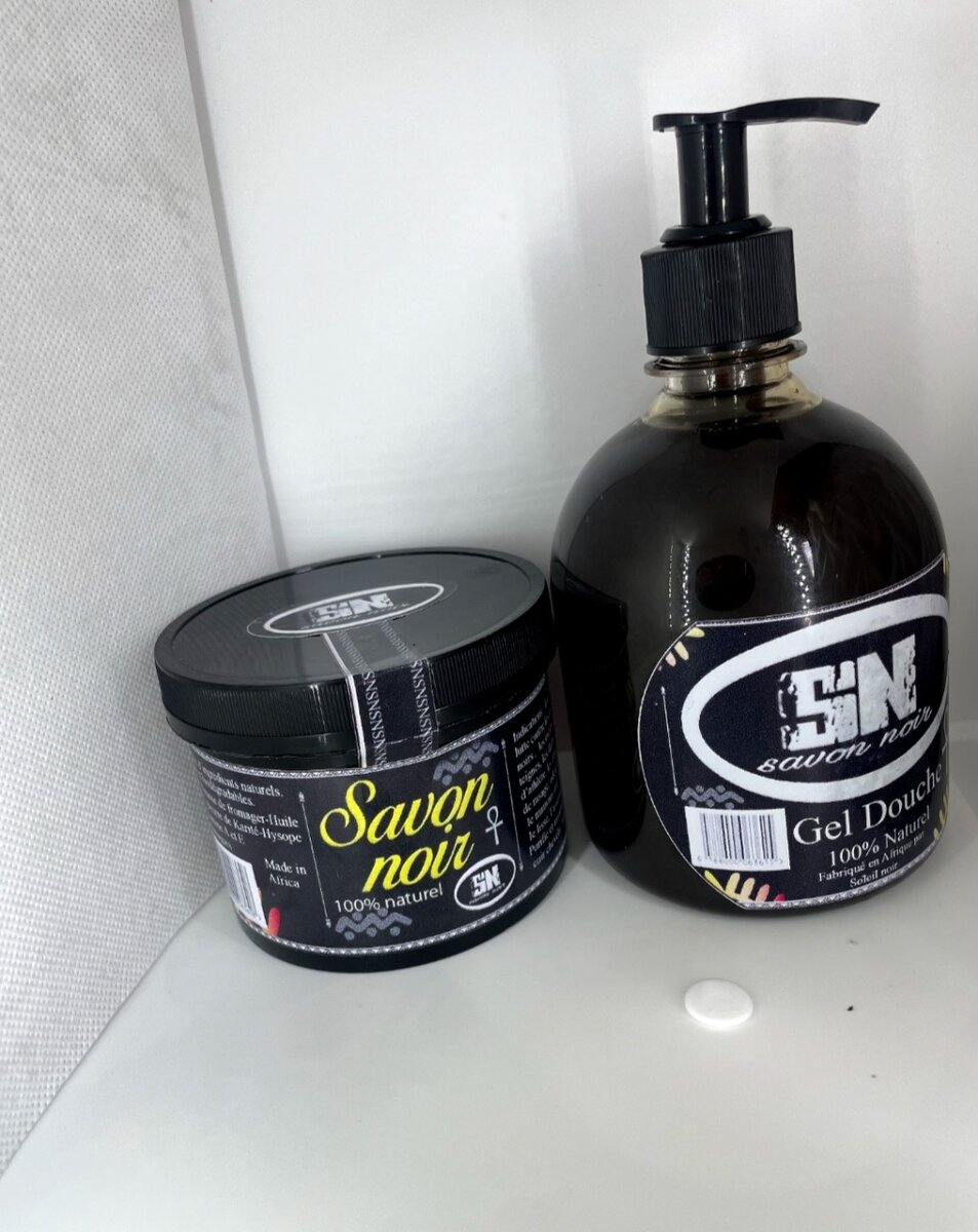 Gel Douche Savon Noir Naturel