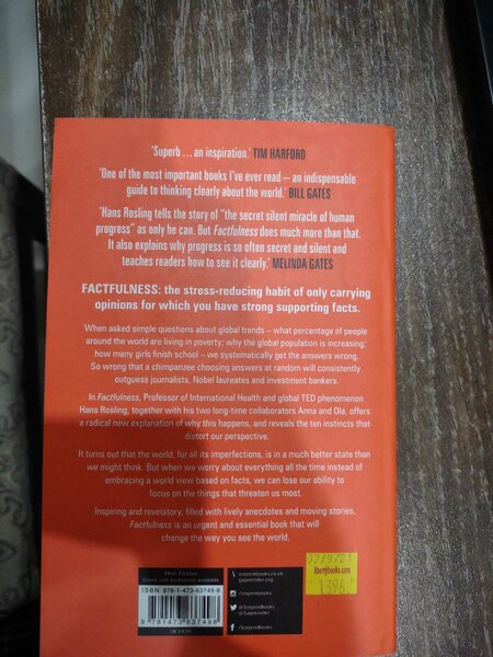 Factfulness by Hans Rosling