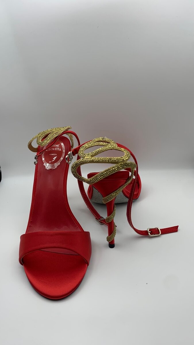 Classy and quality heel available (RED &GOLD combo)