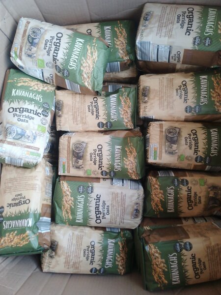 Organic oats from UK
