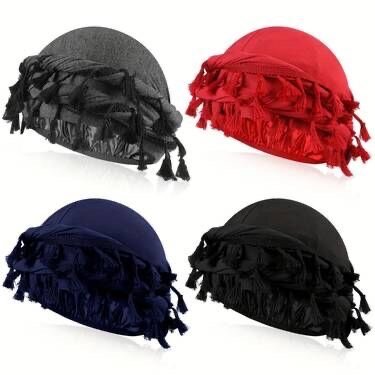 Casquette élégante avec franges