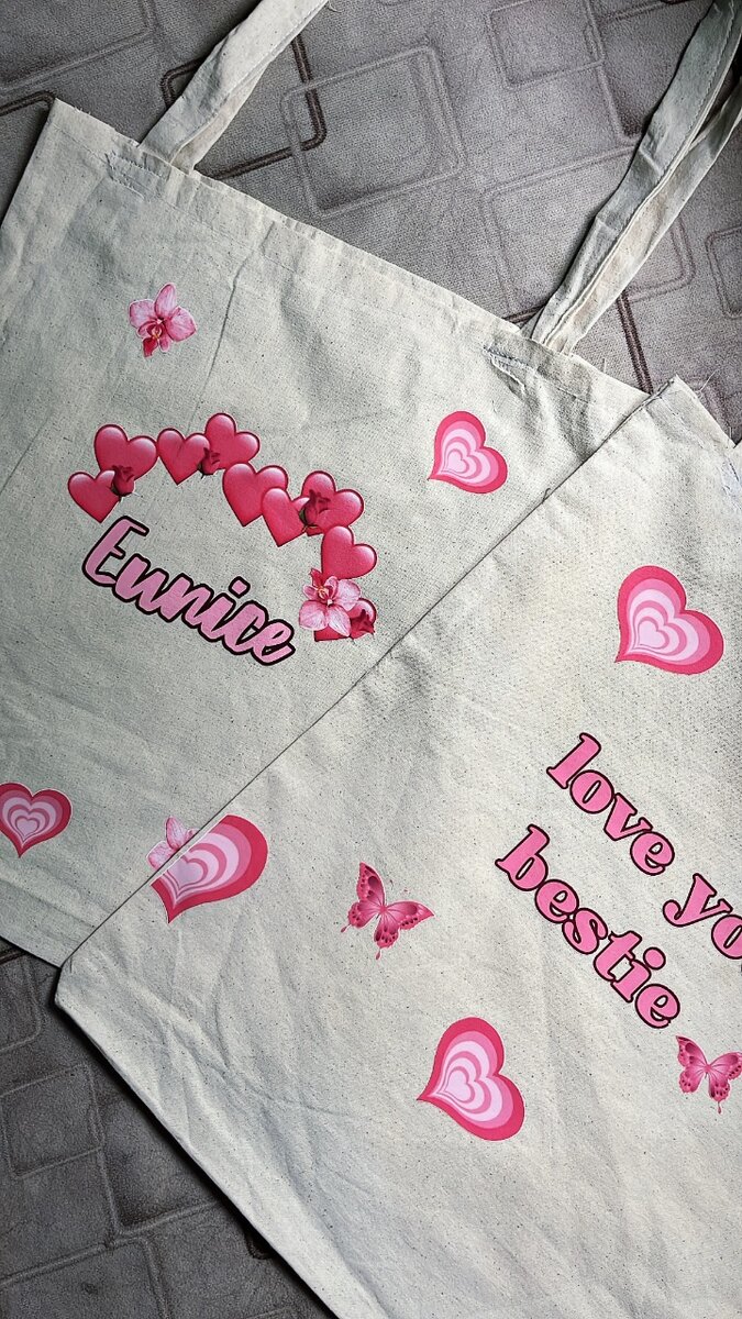 Sac personnalisable motifs