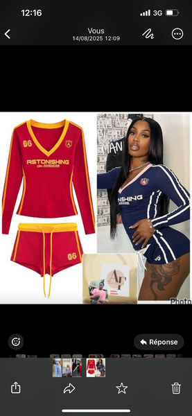 Ensemble sportif décontracté femme