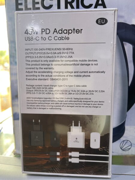 Adaptateur 45W USB-C Rapide