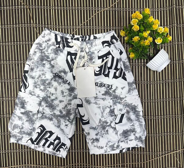 Shorts cargo imprimés pour hommes