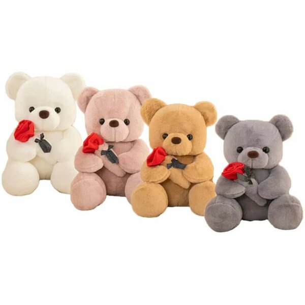 Ourson en Peluche avec Rose