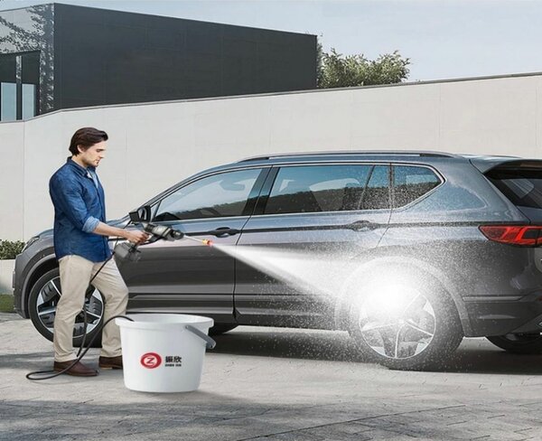 Rechargeable Car Washing Gun - Black