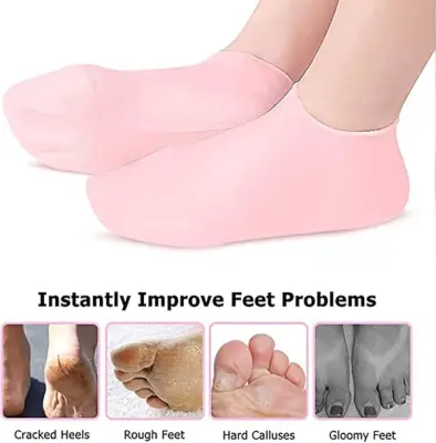 Silicone Moisturizing Socks for Ultimate Foot Care!