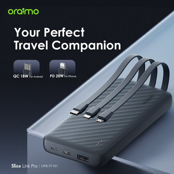 ORAIMO SLICE LINK PRO 10000 MAH 22.5W Power Bank
