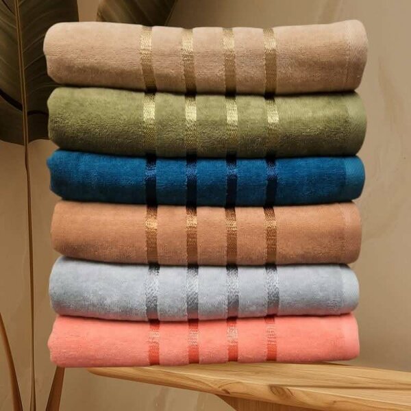 Lot de serviettes en coton doux