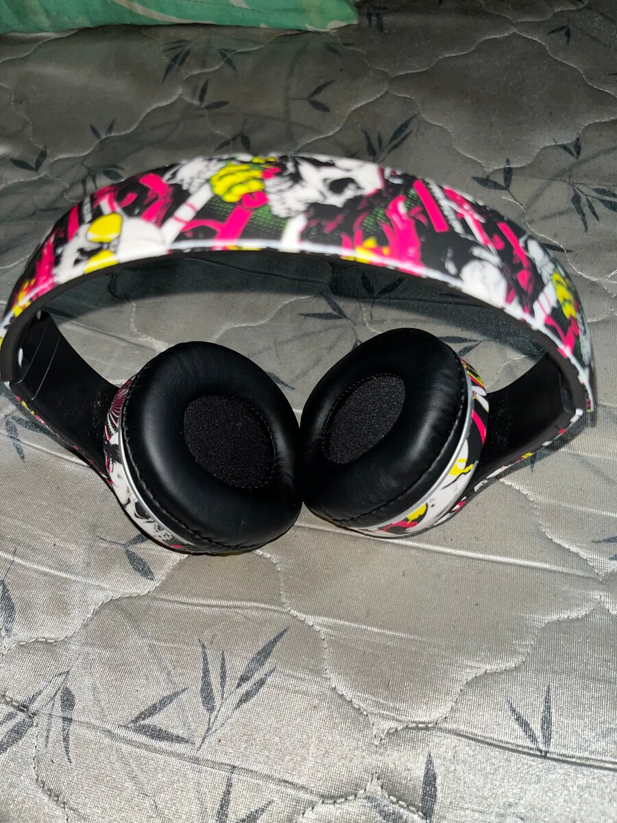 Casque Audio Écouteurs Motif Style