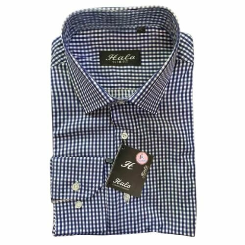 Chemise homme à carreaux slim