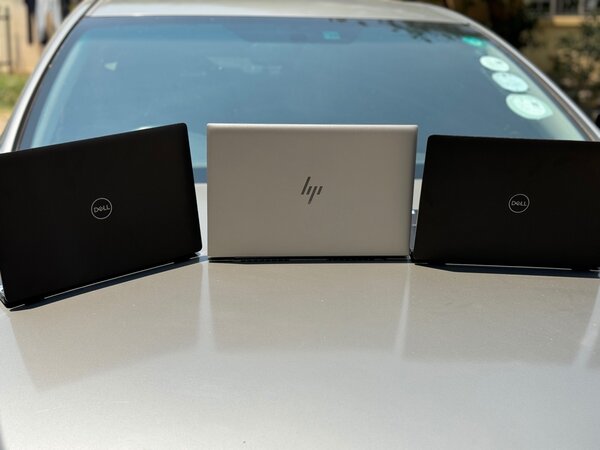 Hp elite book and Dell laptop